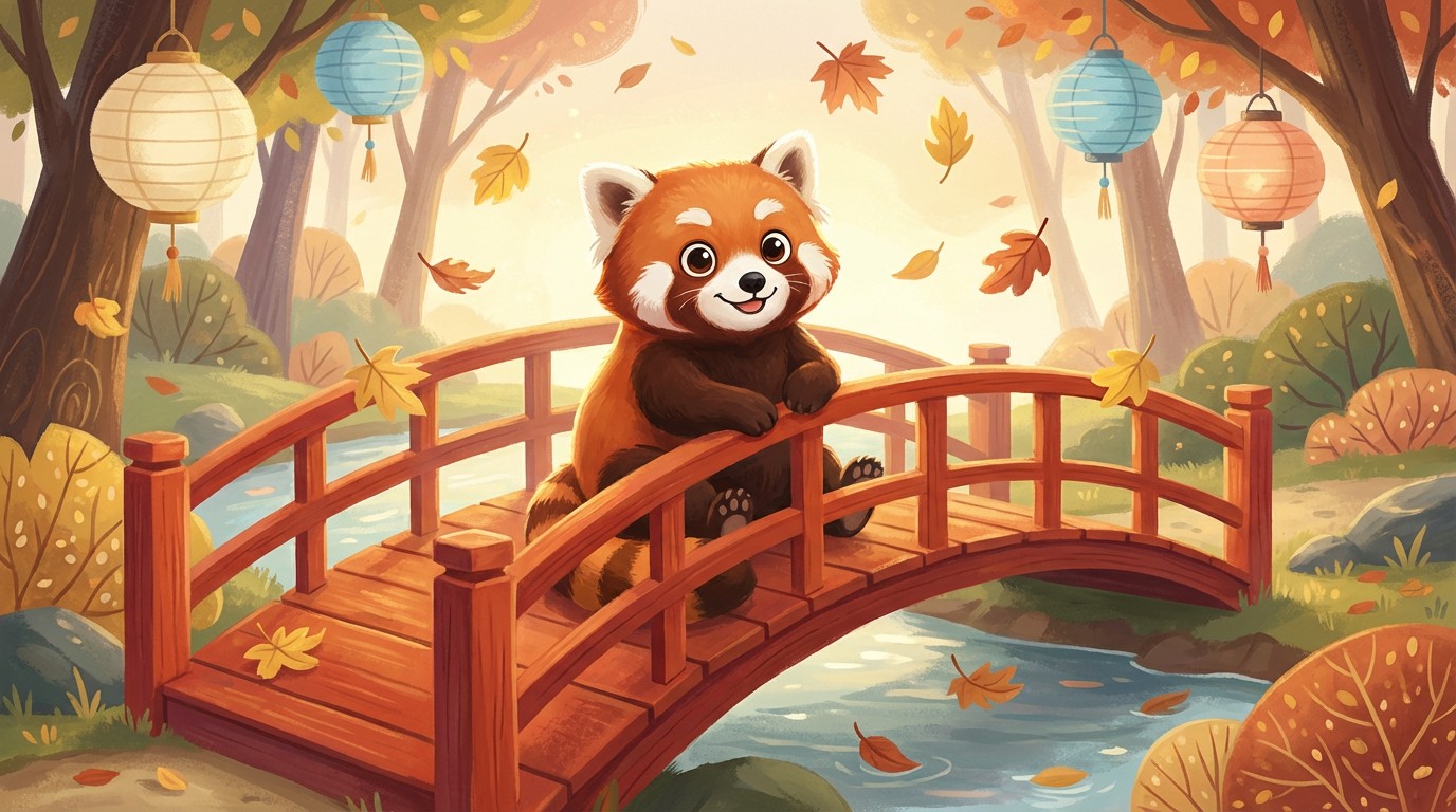 Red Panda Rope Bridge Free Red Panda Journey Image - Illustration, Panda, Bridge | Download ...
