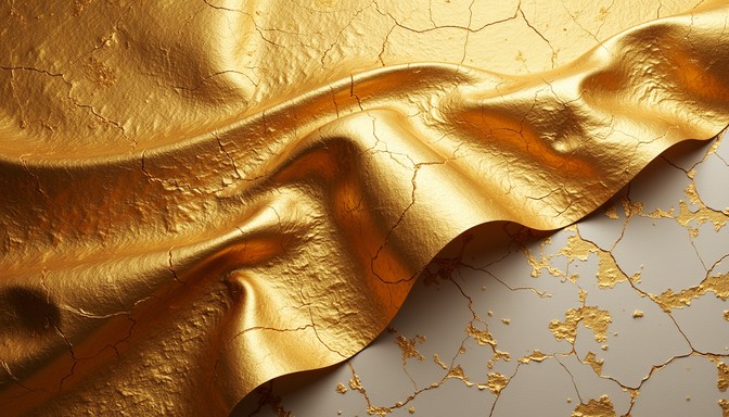 Undulating Gold Free Luxurious Gold Unfurled Photo - Gold, Gilded, Metallic | Download ...