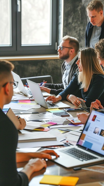 Working Group Image Free Teamwork in Action Image - Teamwork, Collaboration, Office ...