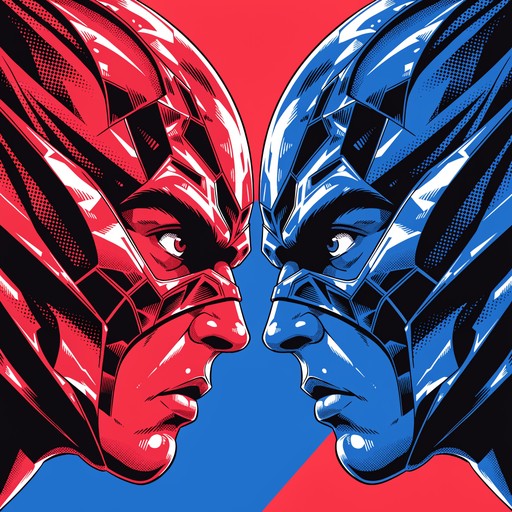Free Heroes Face Off Image - Superhero, Rivalry, Confrontation ...