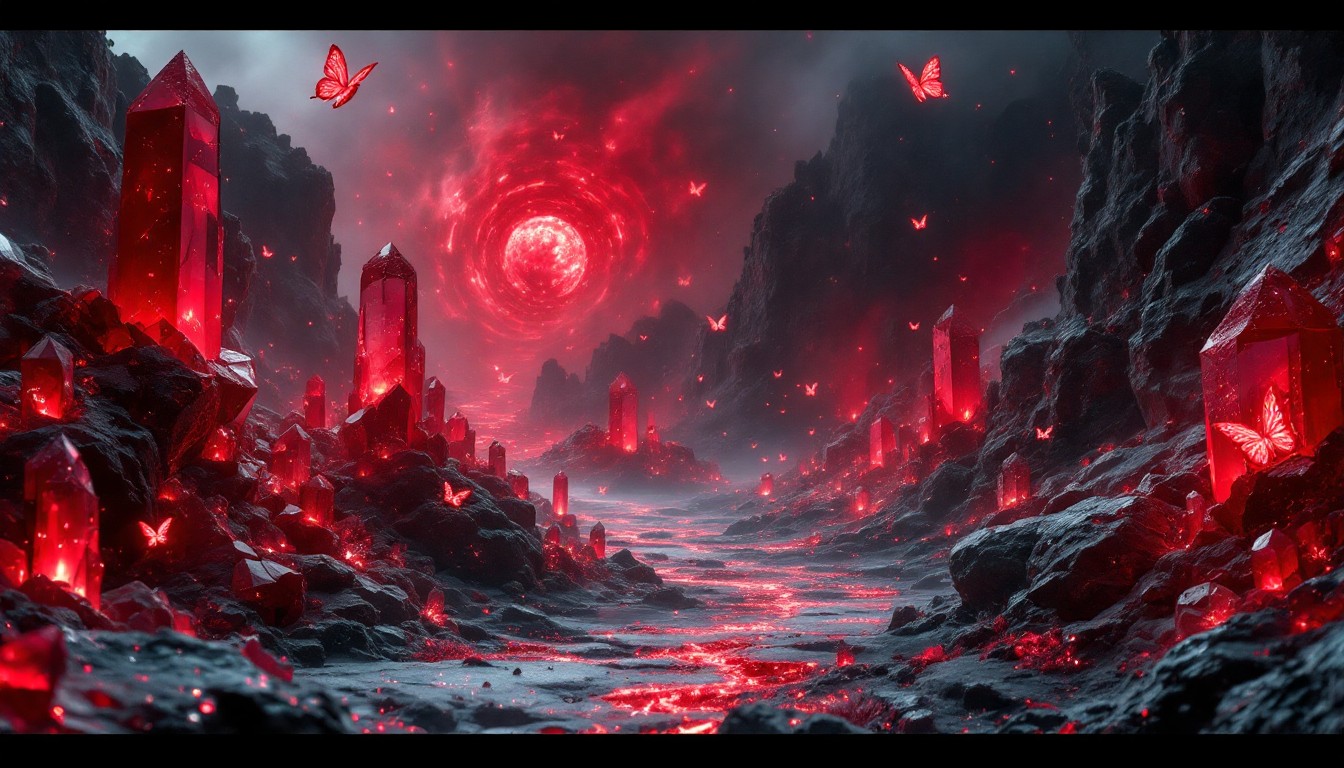 Free Crimson Realm Portal Image - Apocalyptic, Crimson, Fantasy ...