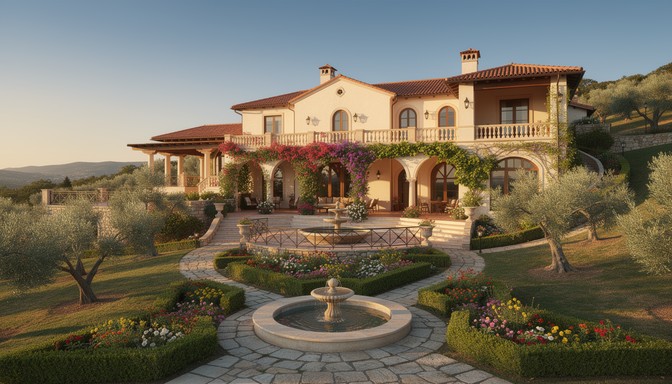 Free Mediterranean Villa Dream Image - Mediterranean, Villa, Estate ...