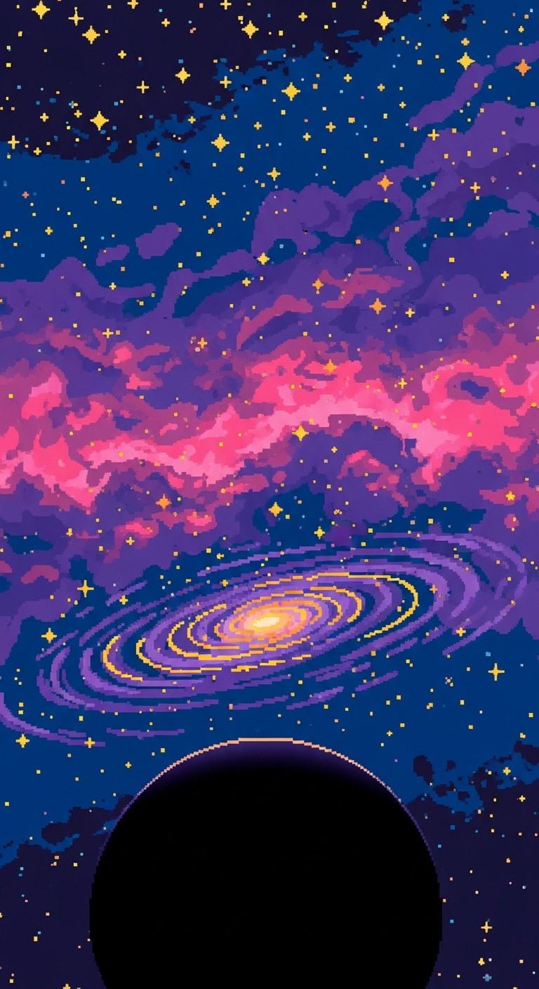 Free Pixelated Cosmic Ascension Image - Space, Cosmos, Galaxy ...