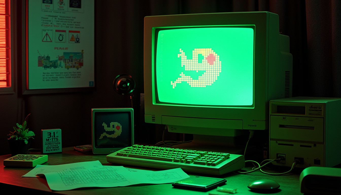 Free Retro Pixel Workspace Image - Retro, Vintage, Pixel | Download at ...