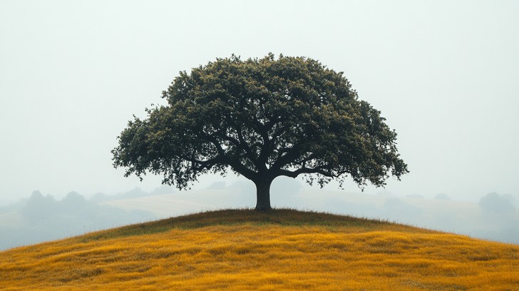 Regally Image Example Free Solitary tree hill Image - Tree, Hill, Solitude | Download at ...
