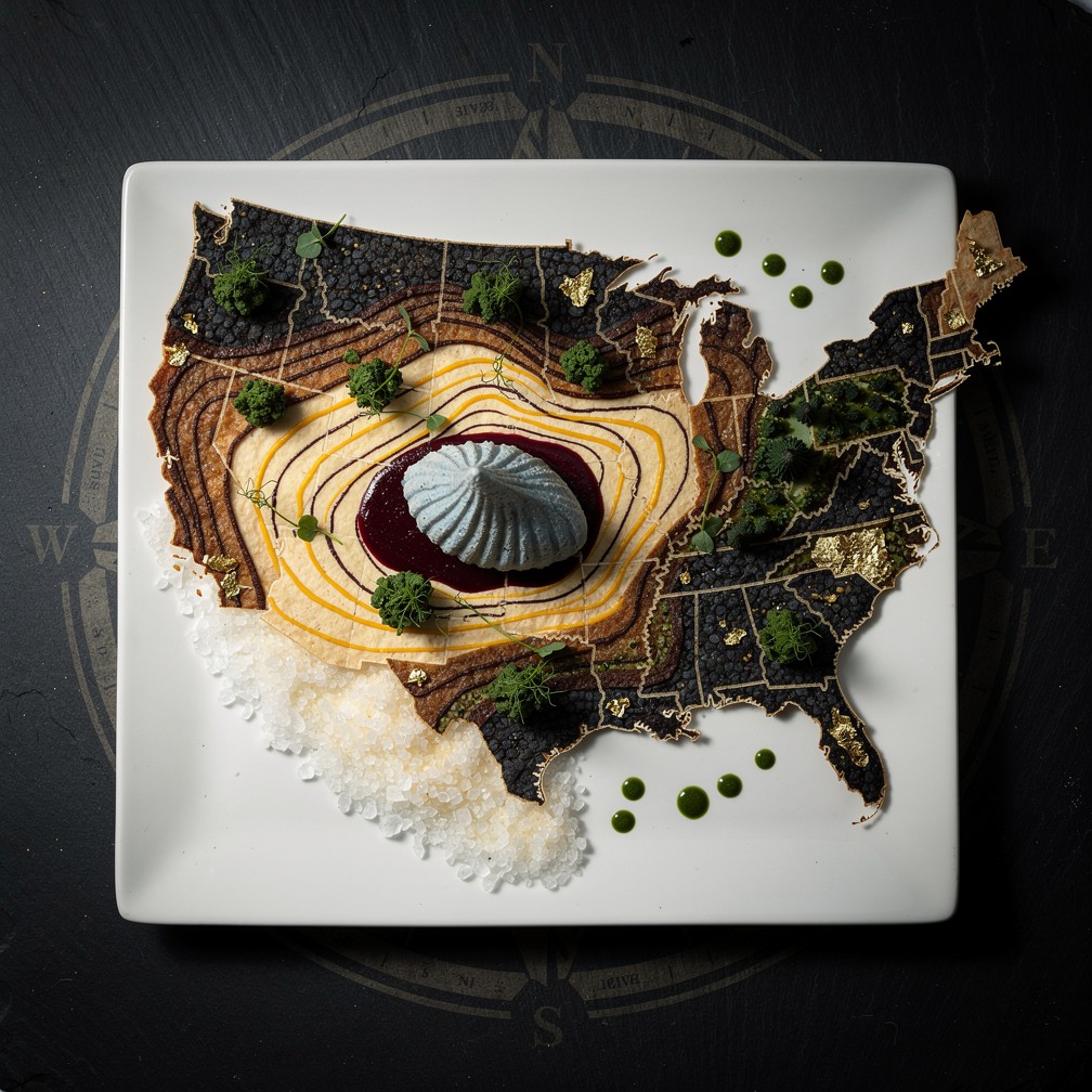Free Edible Map Art Image - Culinary, Gourmet, Plating | Download at ...