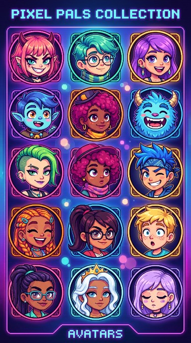 Free Colorful Pixel Sprites Image - Pixel, Sprites, Retro | Download at ...