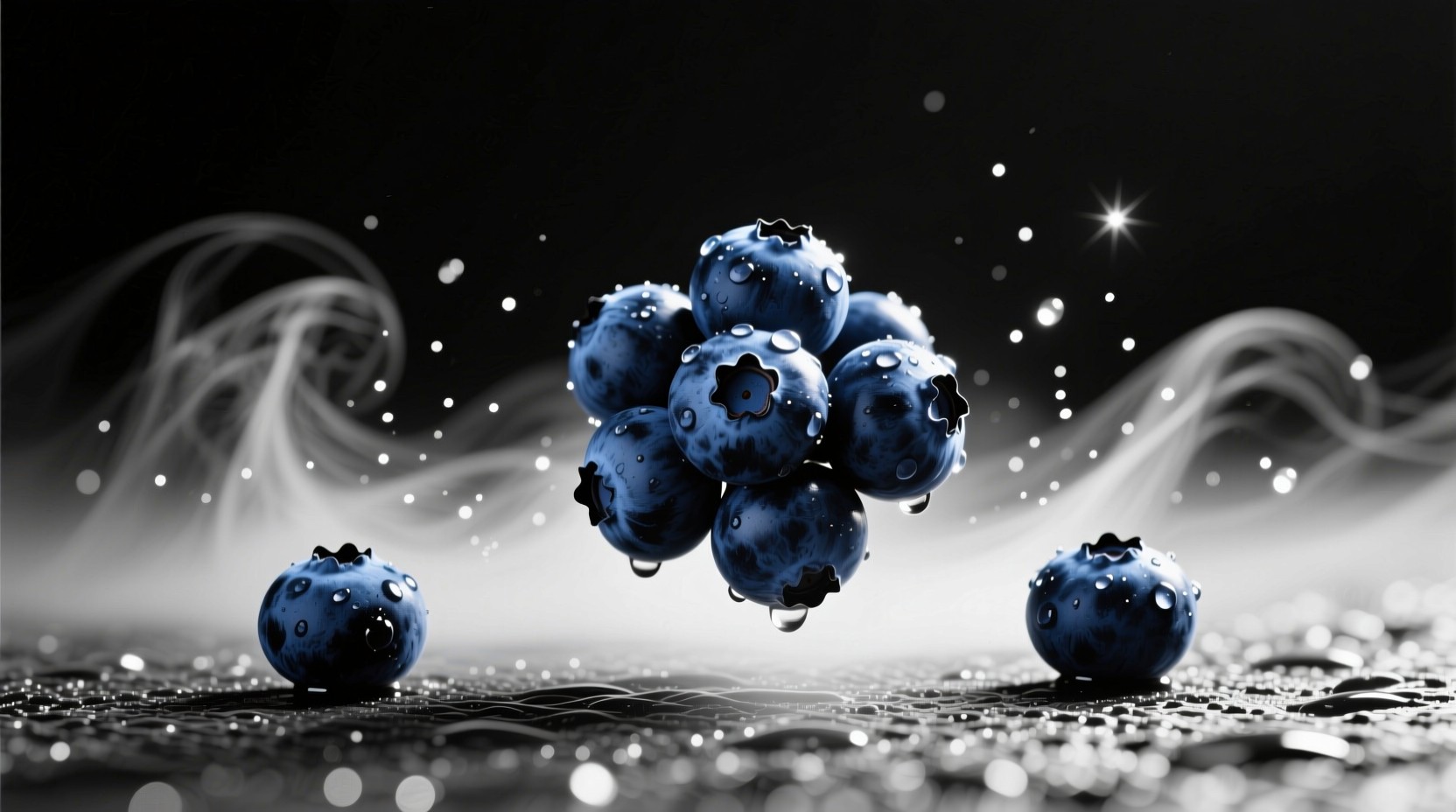 Blueberry Magic Free Floating Blueberry Magic Photo - Blueberries, Magical, Floating ...