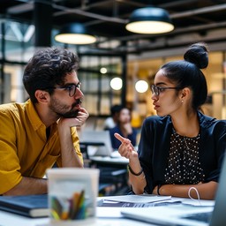 Frantic Discussion Free Intense Office Discussion Image - Office, Discussion ...