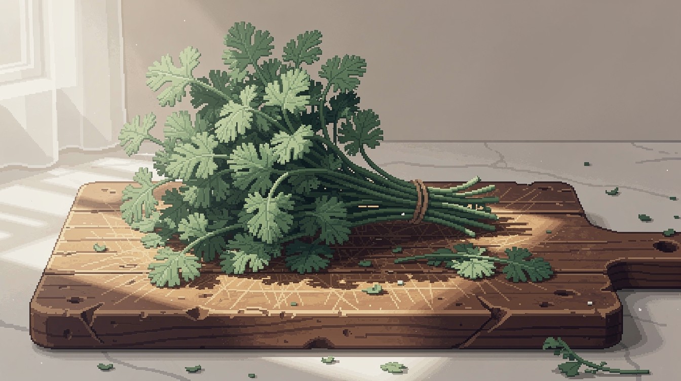 Free Fresh Cilantro Illustration Image - Cilantro, Herb, Herbs ...