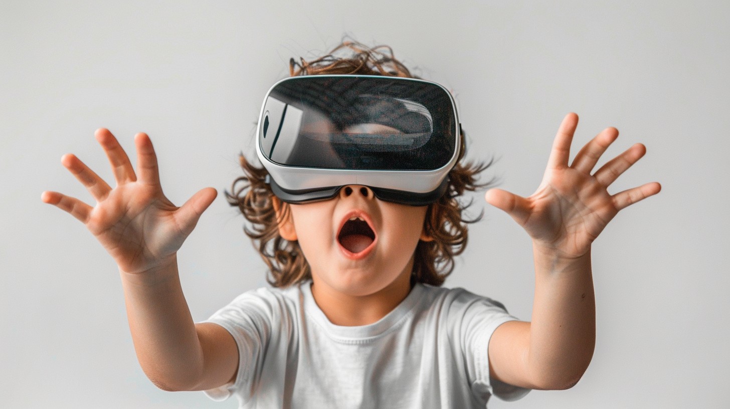 Free VR Surprise Reaction Image - Child, Vr, Excitement | Download at ...