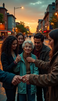 Free Compassion Amid Darkness Image - Compassion, Strangers, Helping ...