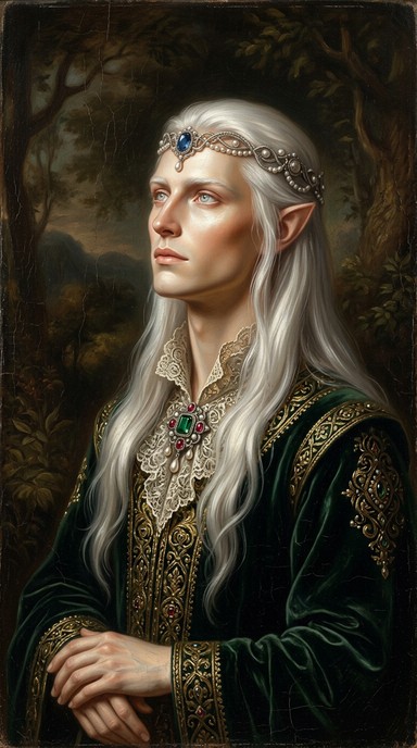 Velvet Elf Robe Free Silver Elf Portrait Image - Elf, Fantasy, Portrait | Download at ...