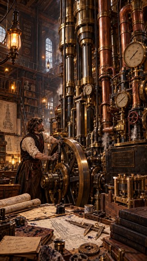 To Create An Inventor Download Steampunk Inventor Workshop Image - Steampunk, Inventor, Brass ...