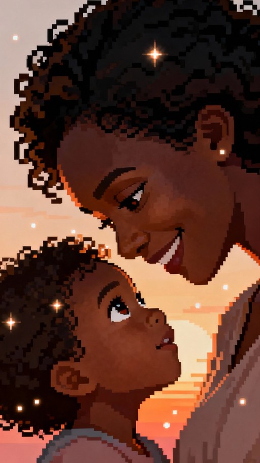 Free Maternal Love Glows Image - Mother, Child, Pixel | Download at ...