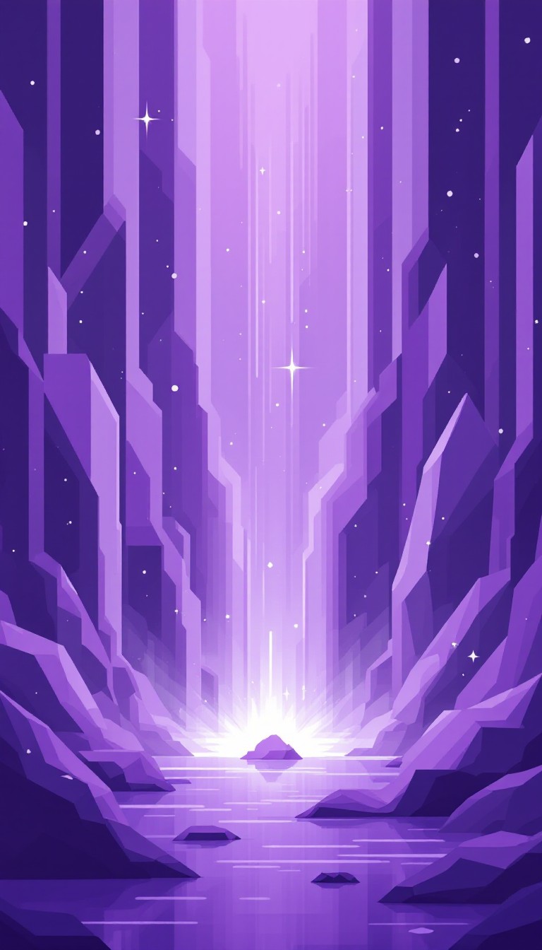 Free Purple Crystal Cascade Image - Waterfall, Crystal, Purple ...