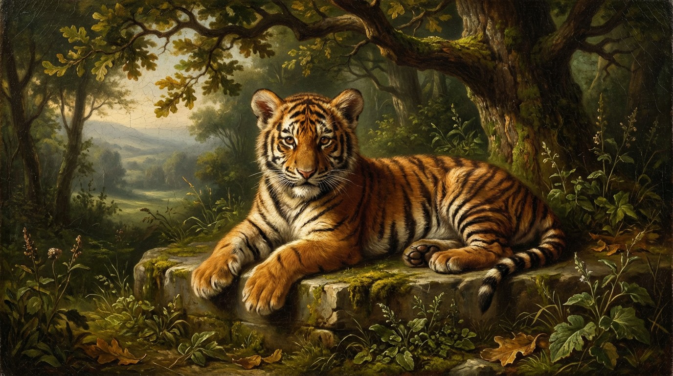 Free Majestic Tiger Resting Image - Tiger, Cub, Wildlife | Download at ...