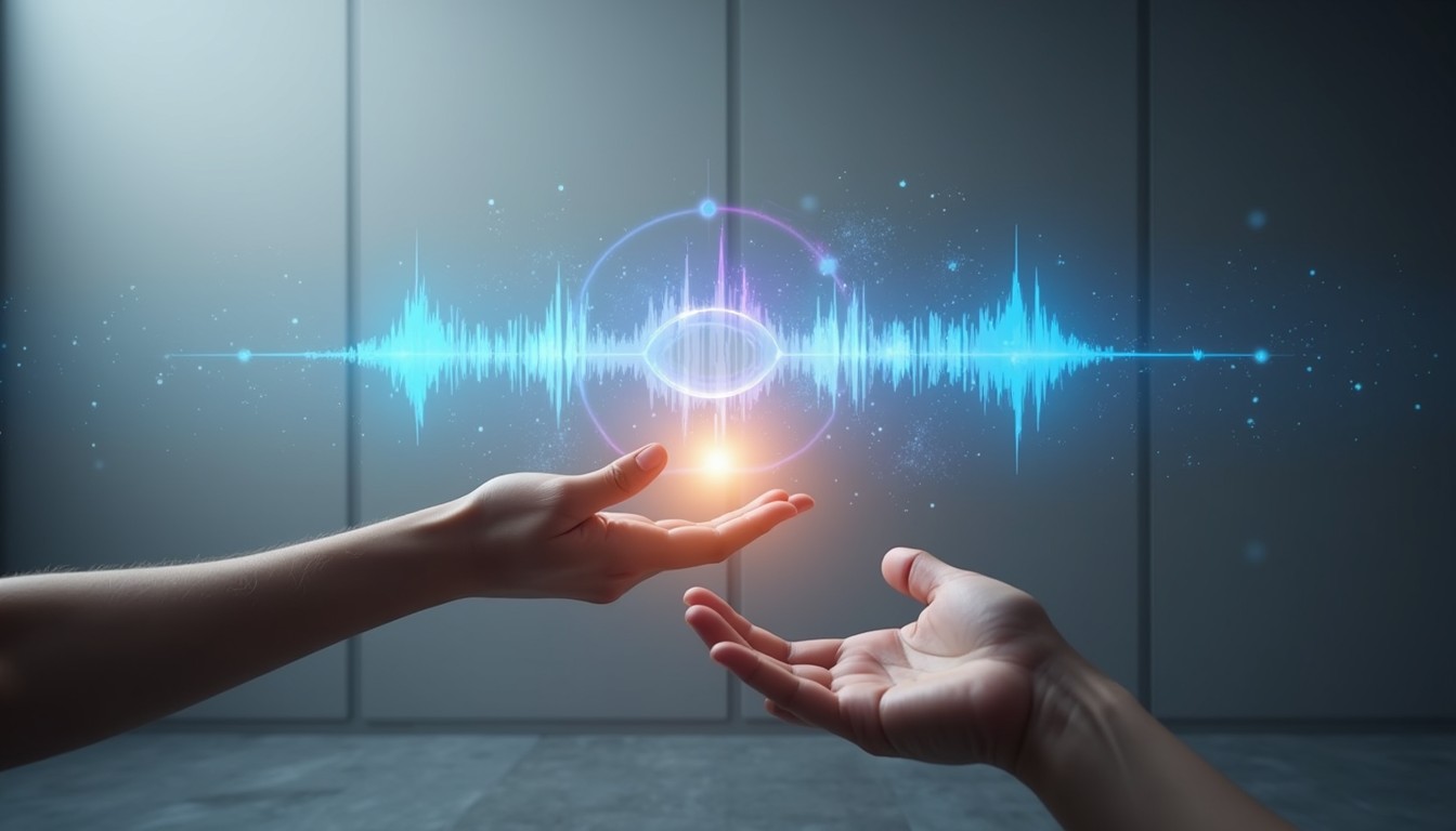 Free Digital Voice Interface Image - Holographic, Digital, Audio ...