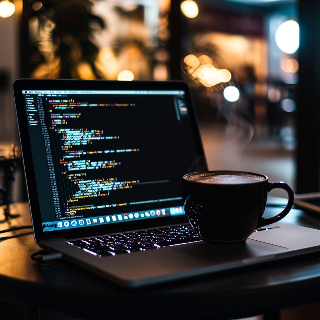Free Coding and Coffee Image - Coding, Coffee, Laptop | Download at ...