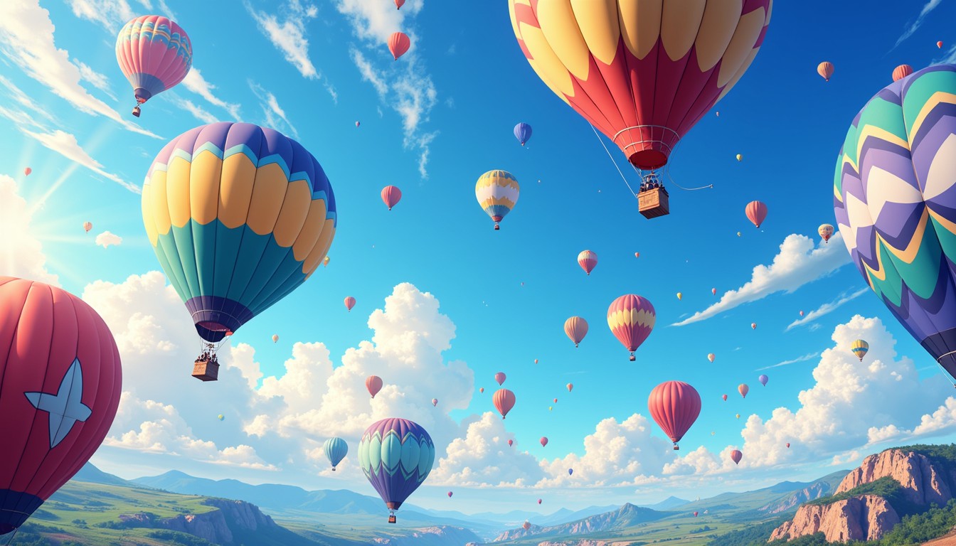 Free Magical Sky Voyage Image - Balloons, Aerostats, Sky | Download at ...