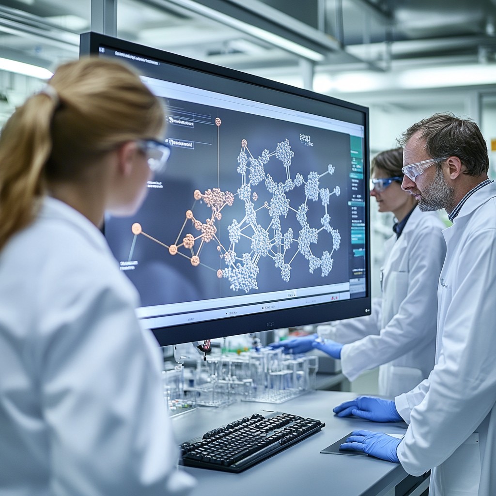 Free Scientists analyzing data Image - Scientists, Laboratory, Research ...