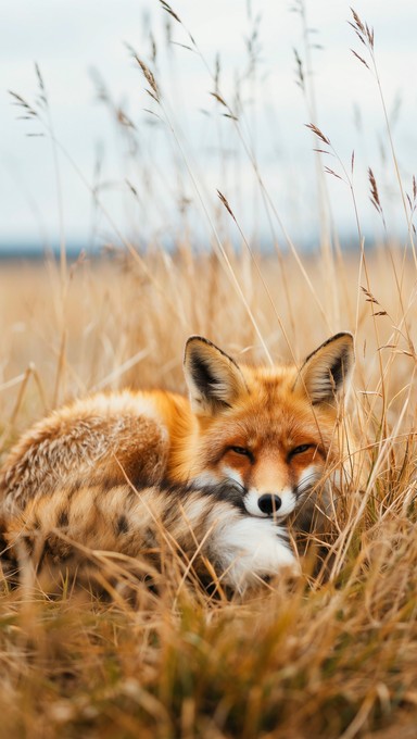 Free Slumbering Fox Dreams Image - Fox, Wildlife, Meadow | Download at ...