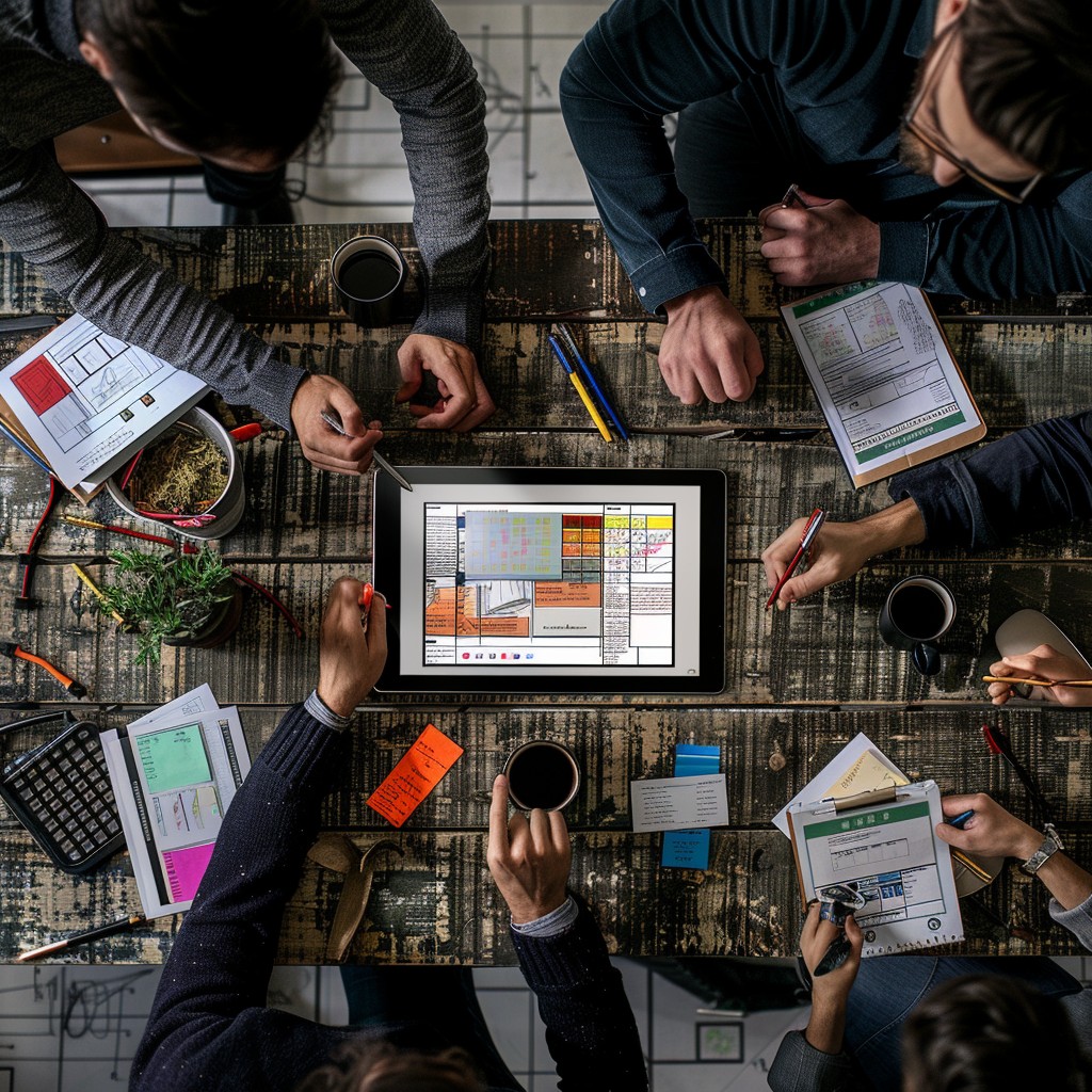 Free Team Planning Strategy Image - Teamwork, Collaboration, Planning ...