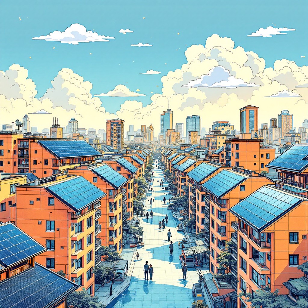 Free Solar Urban Harmony Image - Sustainable, Urban, Solar | Download ...