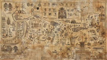 Free Illustrated Ancient Map Image - Map, Ancient, Illustrated ...