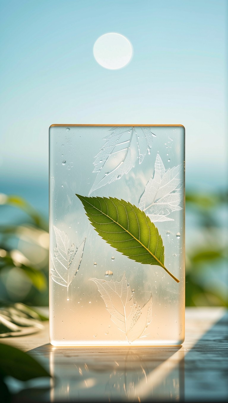 Free Botanical Glass Art Image - Botanical, Glass, Leaf | Download at ...