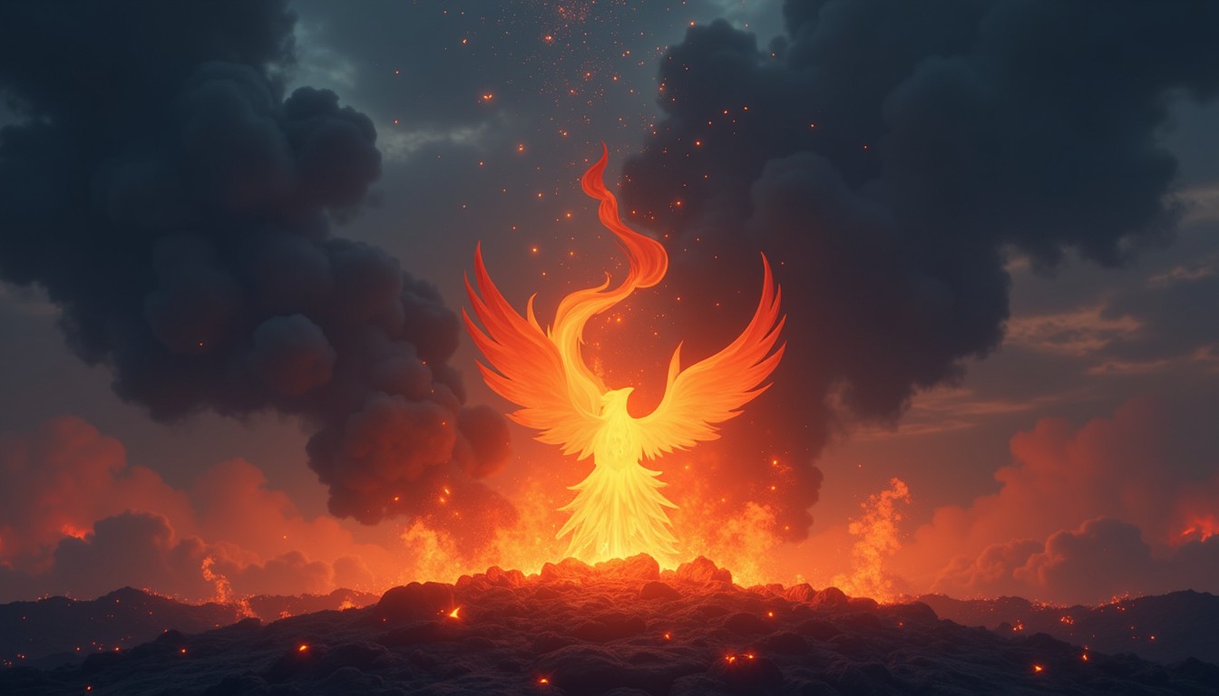 Free Flaming Phoenix Rebirth Image - Phoenix, Fire, Flames | Download ...