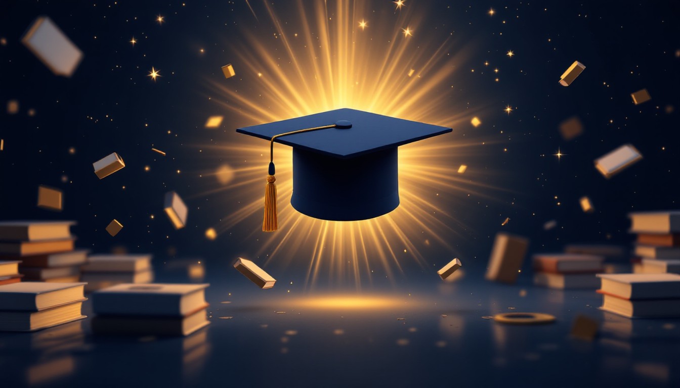 Free Knowledge Illuminates Success Image - Graduation, Education ...