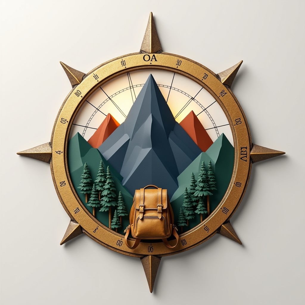 Free Adventure Compass Icon Image - Adventure, Compass, Mountain ...