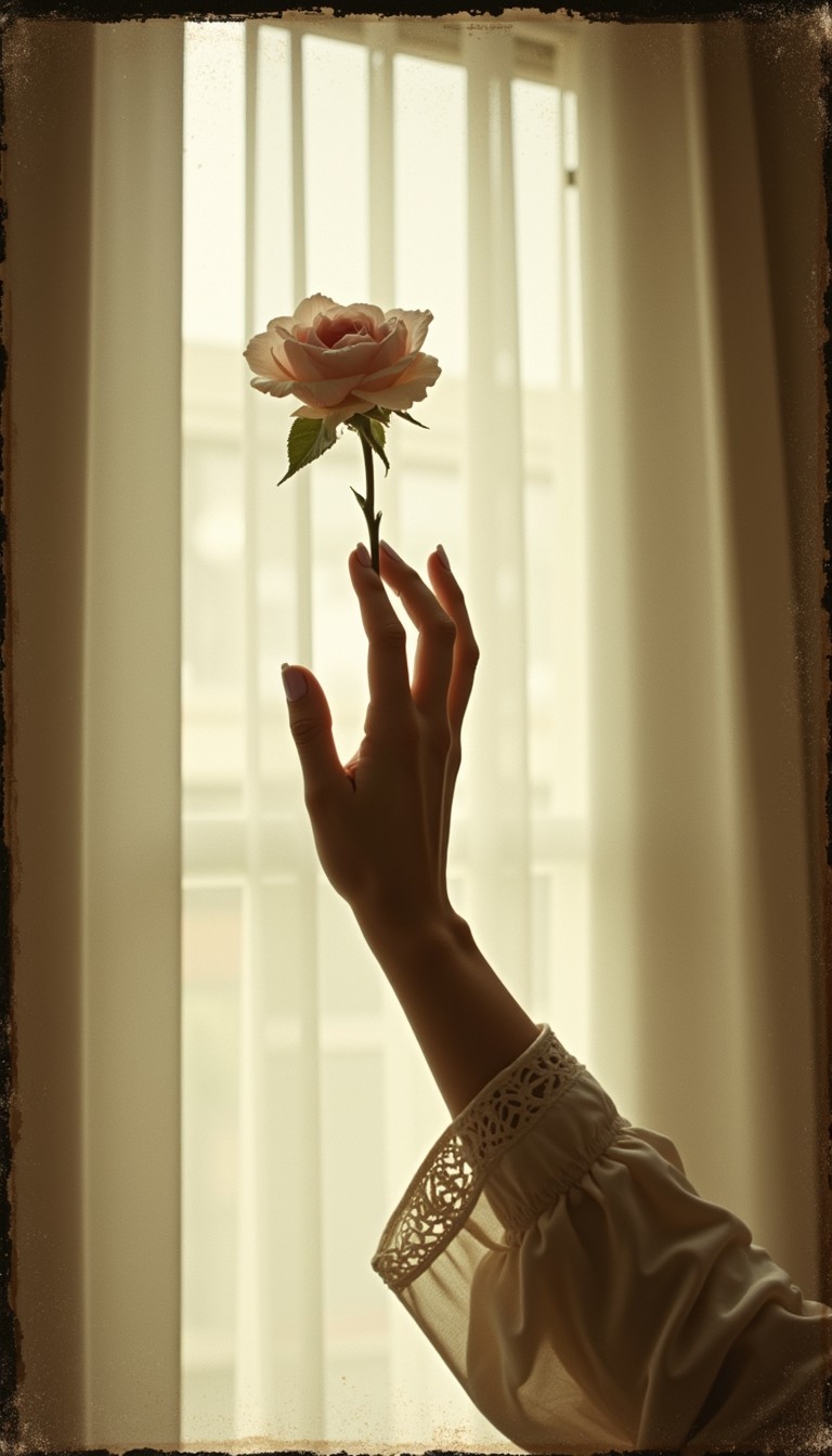 Free Delicate Rose Touch Image - Rose, Hand, Vintage | Download at ...