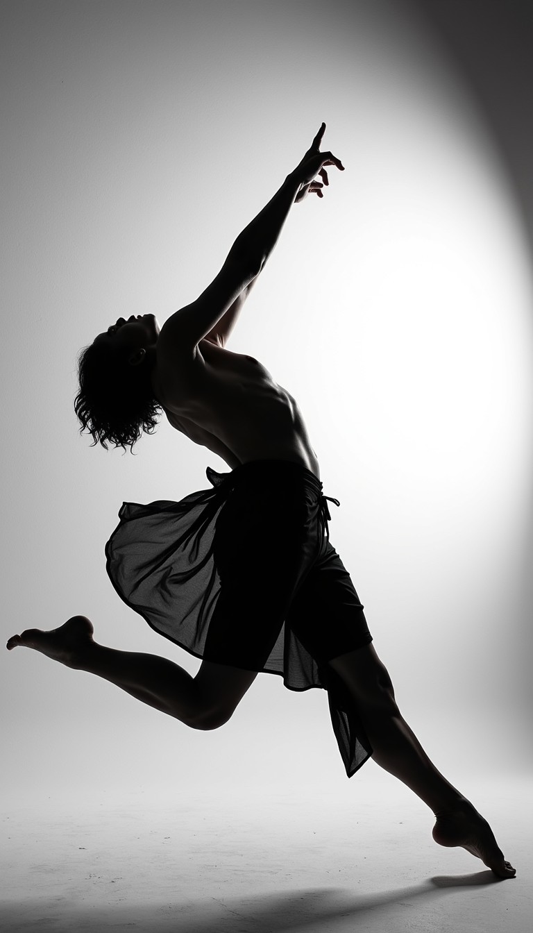 Free Dance in shadow Image - Silhouette, Dancer, Movement | Download at ...