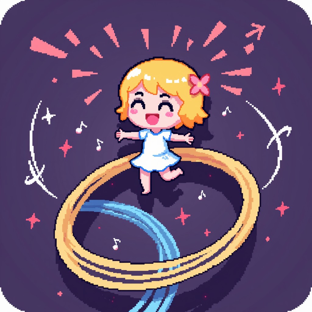 Free Leaping Pixel Joy Photo - Chibi, Pixel, Jumping | Download at ...