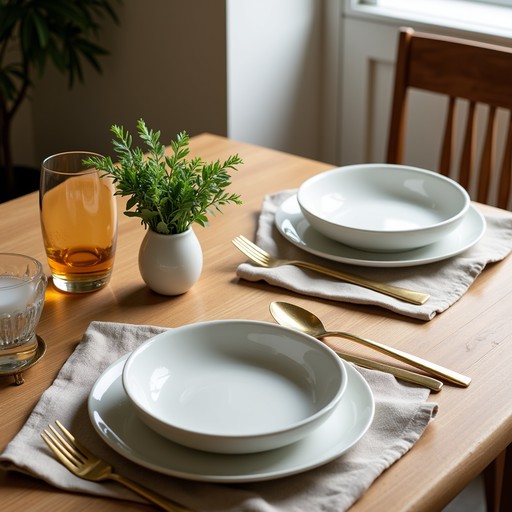 Free Minimalist table setting Image - Tableware, Dinnerware, Plate ...