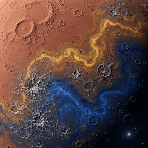 Free Mars Surface Patterns Image - Martian, Terrain, Geological ...