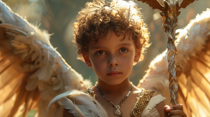 Free Angelic Child Portrait Image - Child, Angel, Wings | Download at ...