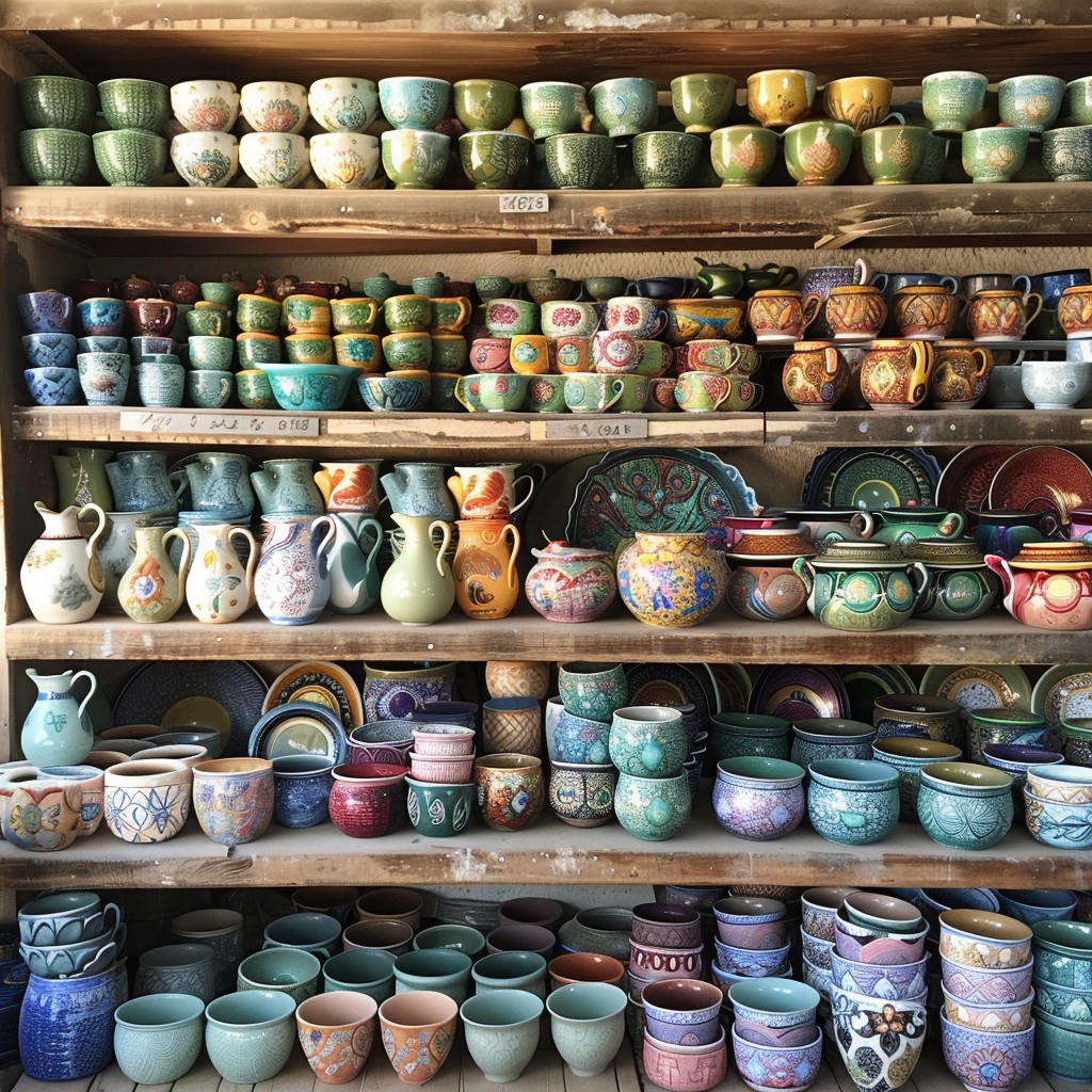 Free Colorful Pottery Array Photo - Pottery, Ceramics, Colorful ...
