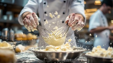 Free Chef Whisks Cream Image - Chef, Cream, Whisk | Download at StockCake