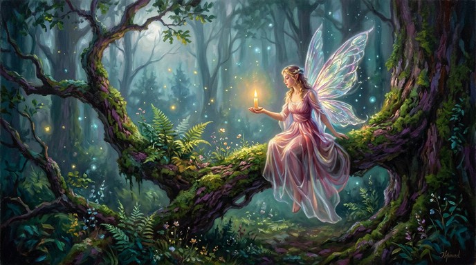 Free Enchanted Forest Fairy Image - Fairy, Forest, Magic | Download at ...