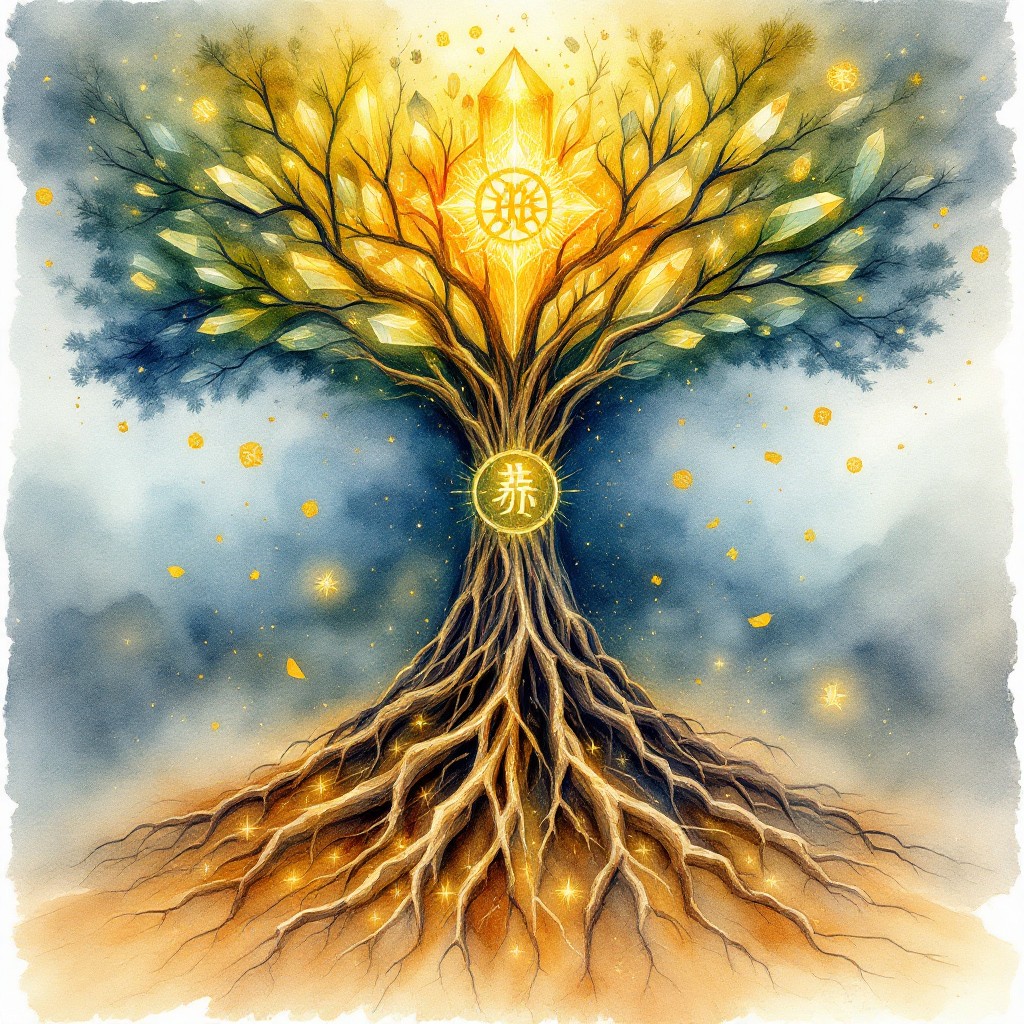 Free Wisdom Tree Glows Image - Tree, Wisdom, Magical | Download at ...
