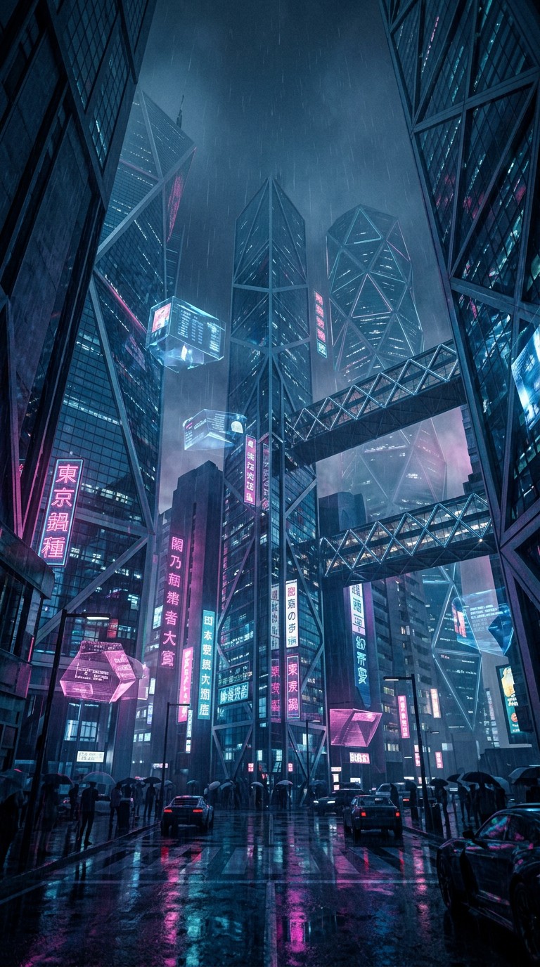 Free Cyberpunk City Rain Image - Cyberpunk, Neon, Cityscape | Download ...