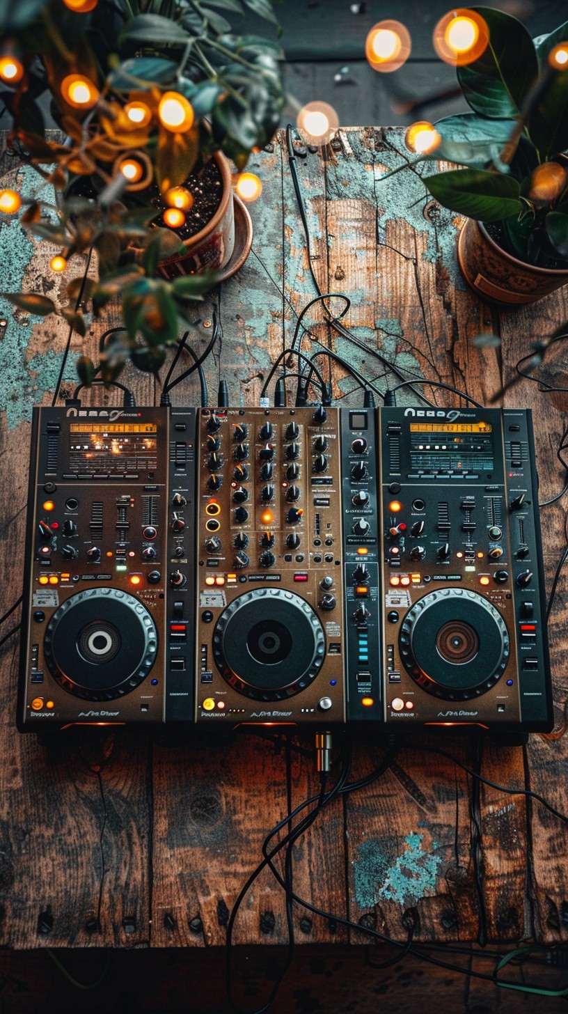 Mixer Dec Free DJ Mixer Setup Image - Dj, Music, Mixer | Download at StockCake