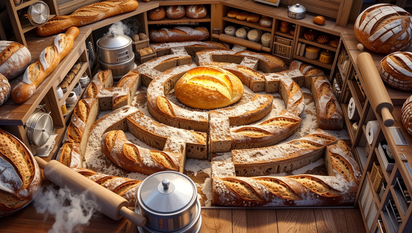 Free Bread Maze Wonder Image - Bread, Labyrinth, Maze | Download at ...