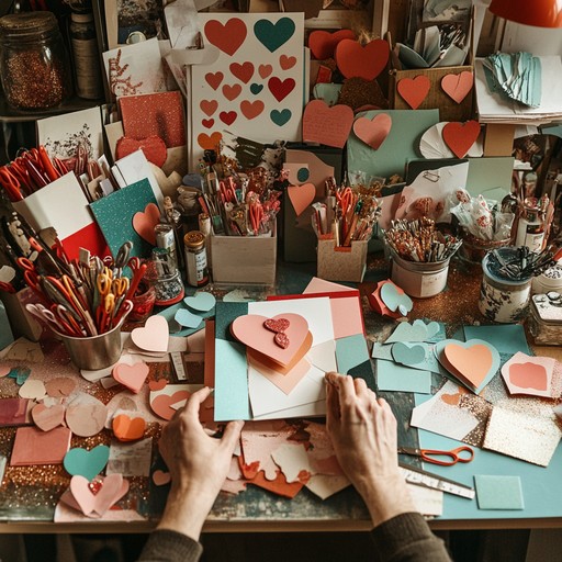 Free Crafting Valentine Hearts Image - Children, Crafting, Valentines ...