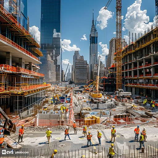 Free Urban Construction Site Image - Construction, Urban, Workers ...
