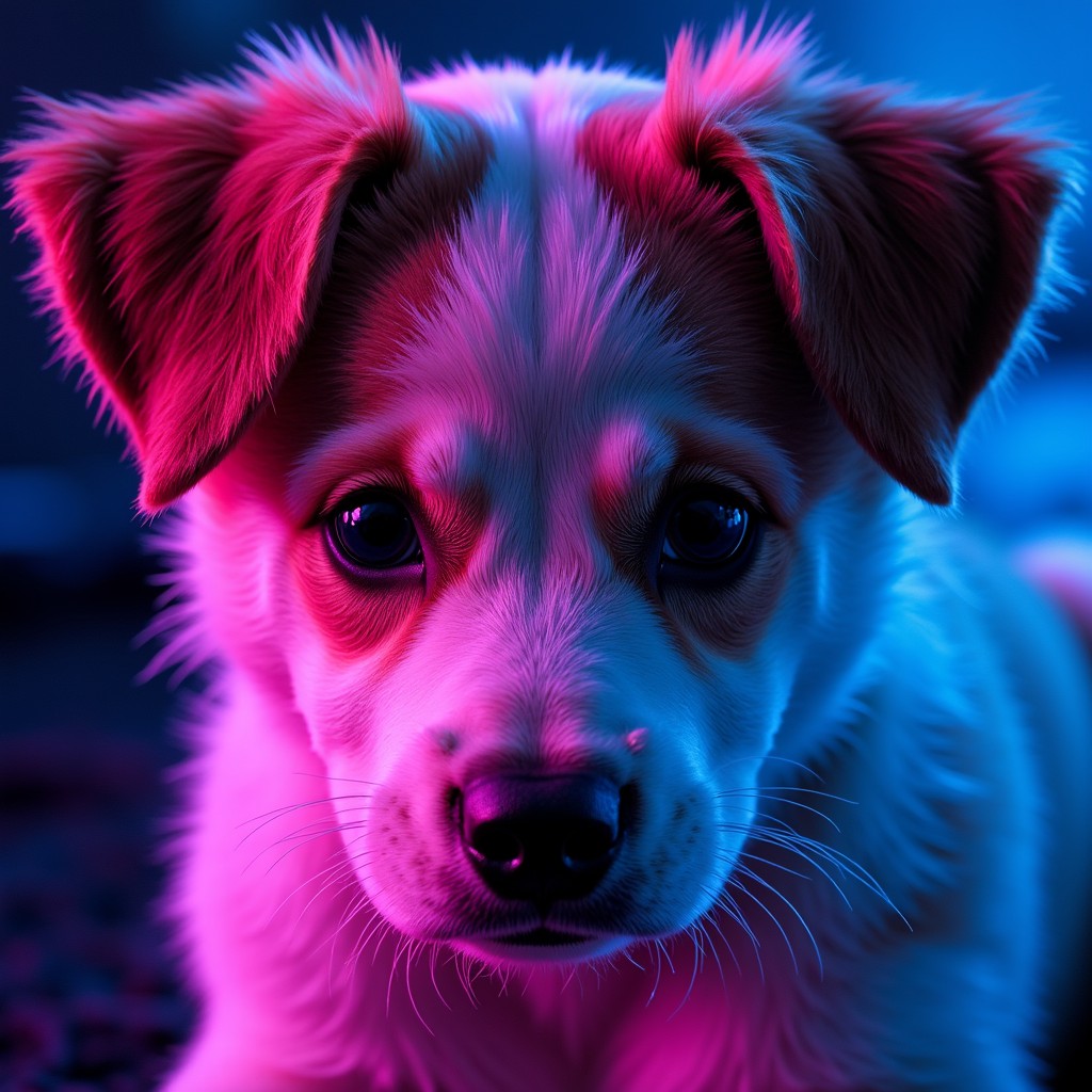 Perro Neon Free Neon Cyberpunk Puppy Image - Puppy, Cyberpunk, Neon | Download at ...
