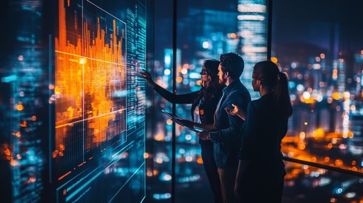 Free Analyzing Market Data Photo Business Professionals Finance